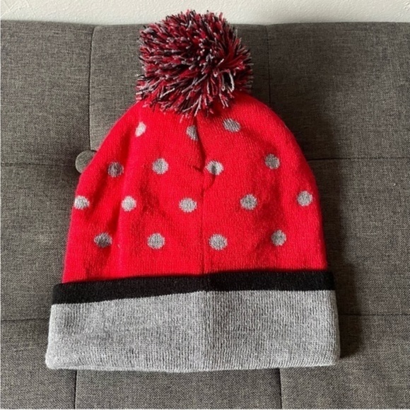 Berkshire Fashion Minnie Mouse polka dots Winter Beanie Hat and gloves set - Picture 5 of 6